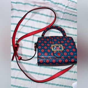 Small Purse -unbranded- Red & Navy